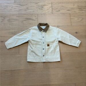 Zara toddler off white field jacket, size 3T